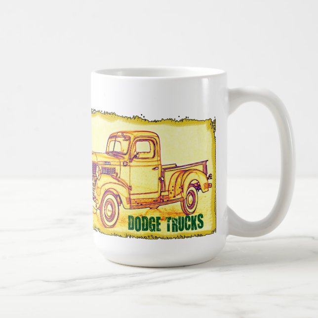 TAZA CAMIONES DE DODGE (Derecha)