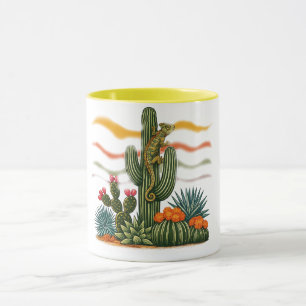 Taza Camisa de Cactus del Desierto, Camiseta de Cactus 