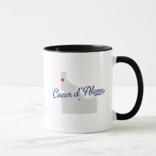 Taza Camisa de la identificación de Coeur D'alene Idah