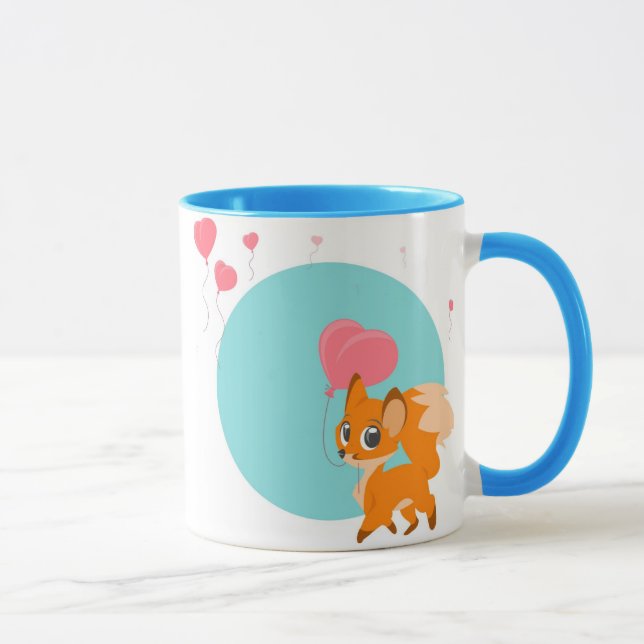 Taza Camisa del Fox del día del globo (Derecha)