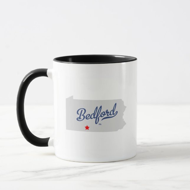 Taza Camisa del PA de Bedford Pennsylvania (Izquierda)