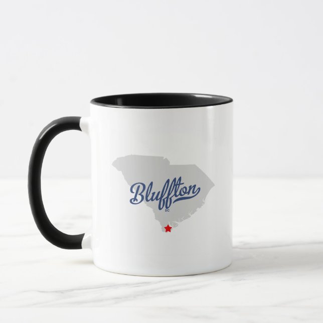 Taza Camisa del SC de Bluffton Carolina del Sur (Izquierda)
