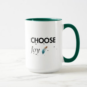 Taza Camiseta Choose Joy   Frase Motivacional Positiva 