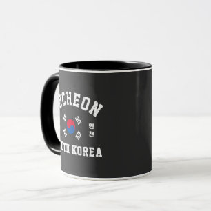 Taza Camiseta de Incheon Corea del Sur
