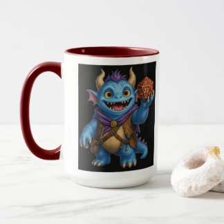 Taza Camiseta de Monstruo de Fantasía Adorable Sostenie