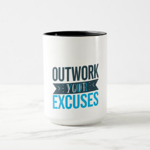 Taza Camiseta de motivación de gimnasio para superar tu