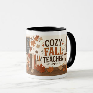 Taza Camiseta de profesor otoño acogedor – Regalo para