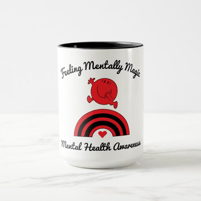 Taza Camiseta de sensibilización sobre la salud mental (Centro)