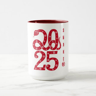 Taza Camiseta del Año de la Serpiente 2025