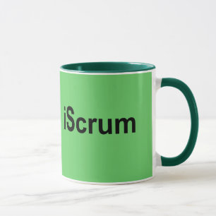 Taza camiseta del melé del rugbi del iScrum