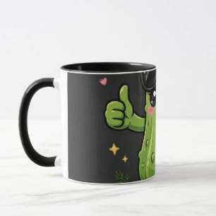 Taza Camiseta Divertida de Pepino de Apoyo Emocional