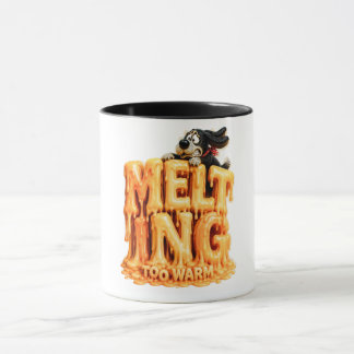 Taza Camiseta Divertida Derritiéndose Demasiado Calient