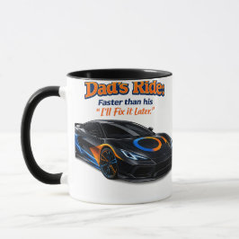 Taza Camiseta Divertida para el Coche del Papá – El Coc