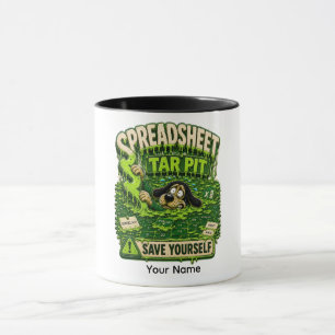 Taza Camiseta divertida personalizada Trampa de hoja de