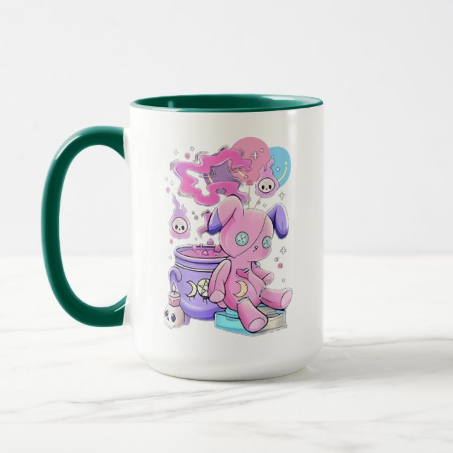 Taza Camiseta estética estética espeluznante y lindo gr (Izquierda)
