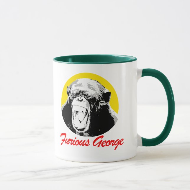 Taza Camiseta furiosa de George (Derecha)