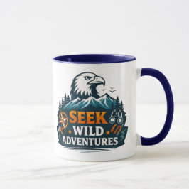 Taza Camiseta gráfica Eagle Mountain Explorer