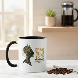 Taza Camiseta Gráfica Verdad Soberana – Edición Oro Anc