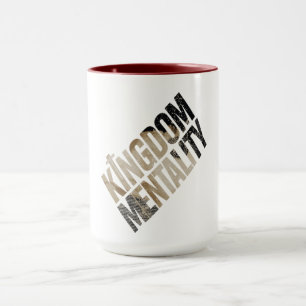 Taza Camiseta Mentalidad de Reino Fe Enfoque Disciplina