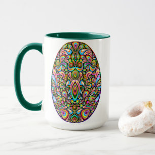 Taza Camiseta Orgánica para Niños con Diseño Psicodélic