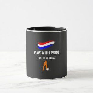 Taza Camiseta Orgullo Fútbol Países Bajos 2026
