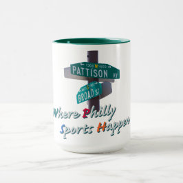 Taza Camiseta Philly Sports Happen Broad y Pattison
