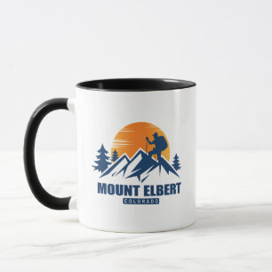 Taza Camiseta Retro Mount Elbert Hike