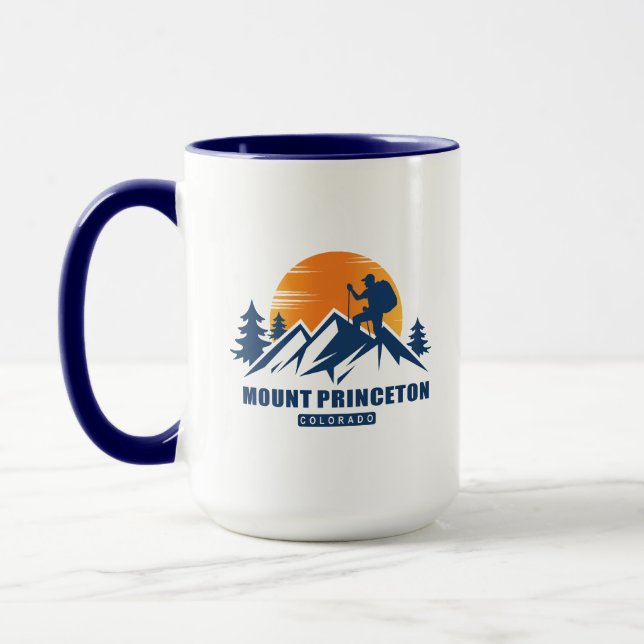 Taza Camiseta Retro Mount Princeton Hike (Izquierda)