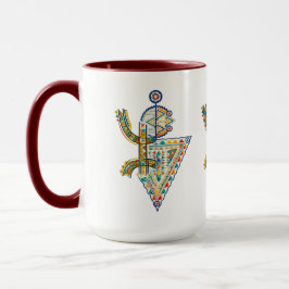 Taza Camiseta tribal geométrica Amazigh
