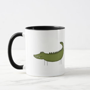 Taza Camisetas de Cocodrilo de Figura de Palo y Regalos