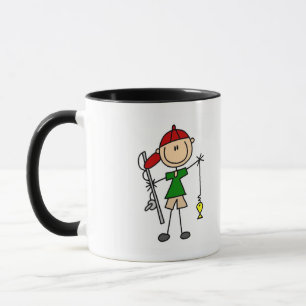 Taza Camisetas de figuras de palitos de pesca y regalos