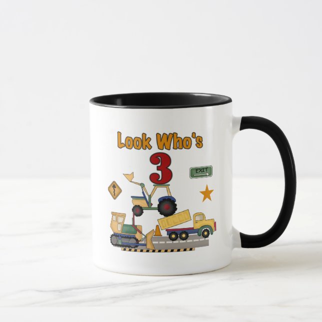 Taza Camisetas del cumpleaños de los vehículos de la (Derecha)