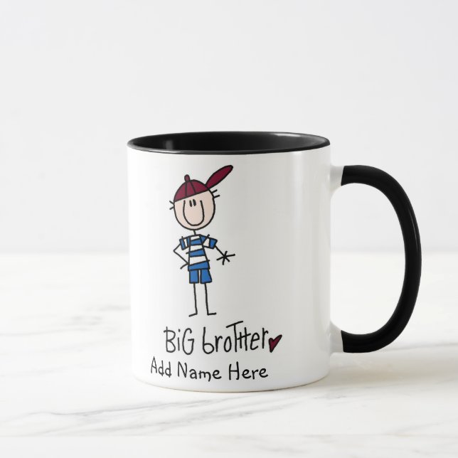 Taza Camisetas personalizadas y regalos de hermano (Derecha)