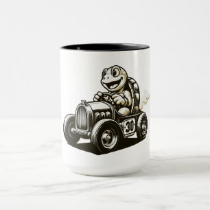 Taza Camisetas Tri-Blend de tortuga de dibujos animados