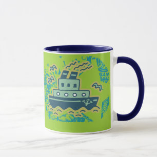 Taza Camisetas y regalos ausentes del remolcador de las