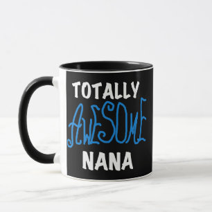 Taza Camisetas y regalos azules totalmente