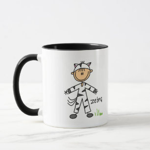 Taza Camisetas y regalos con temática de cebra