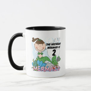 Taza Camisetas y regalos de cumpleaños de Sirena