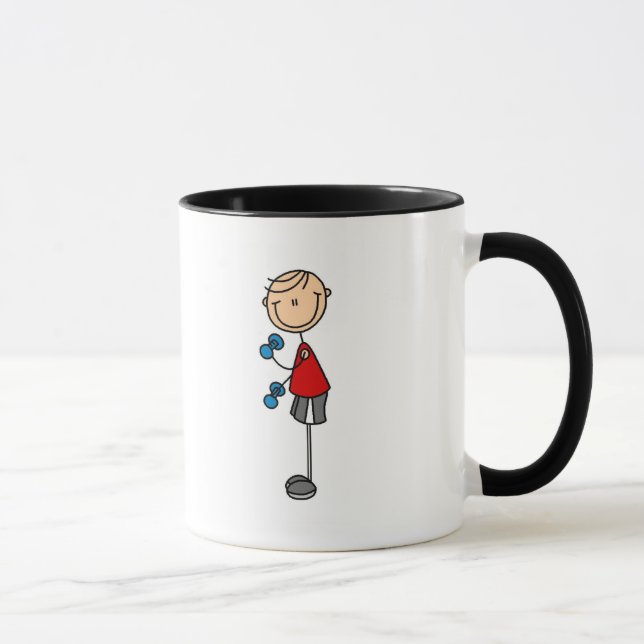 Taza Camisetas y regalos de elevación de los pesos (Derecha)