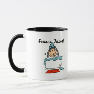 Taza Camisetas y regalos de figuras de palitos para bañ