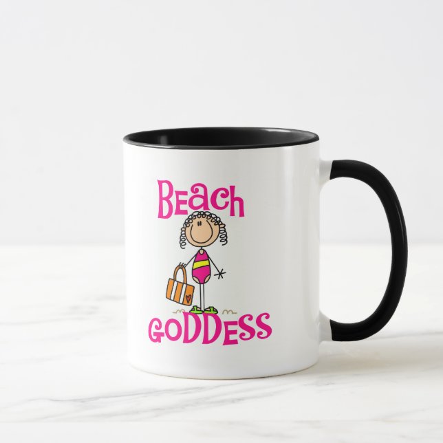 Taza Camisetas y regalos de la diosa de la playa (Derecha)