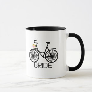 Taza Camisetas y regalos de la novia de la bicicleta