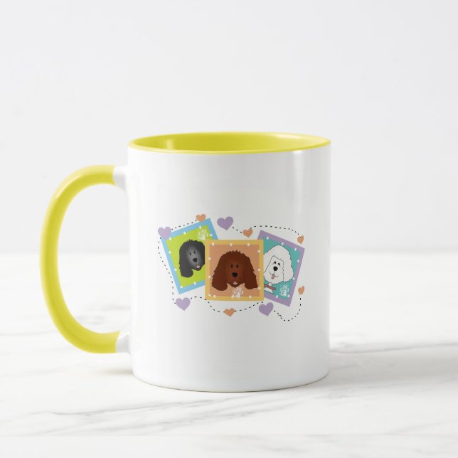 Taza Camisetas y regalos de los retratos del perro (Izquierda)