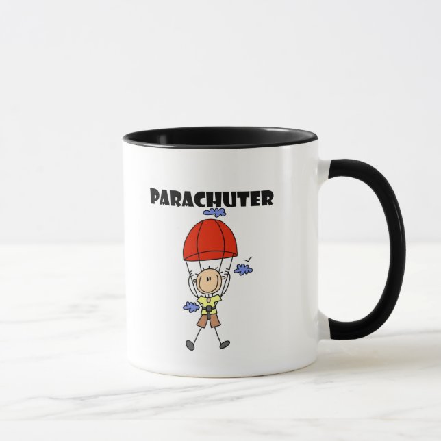 Taza Camisetas y regalos de Parachuter (Derecha)