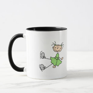 Taza Camisetas y regalos de patinadora artística con ve