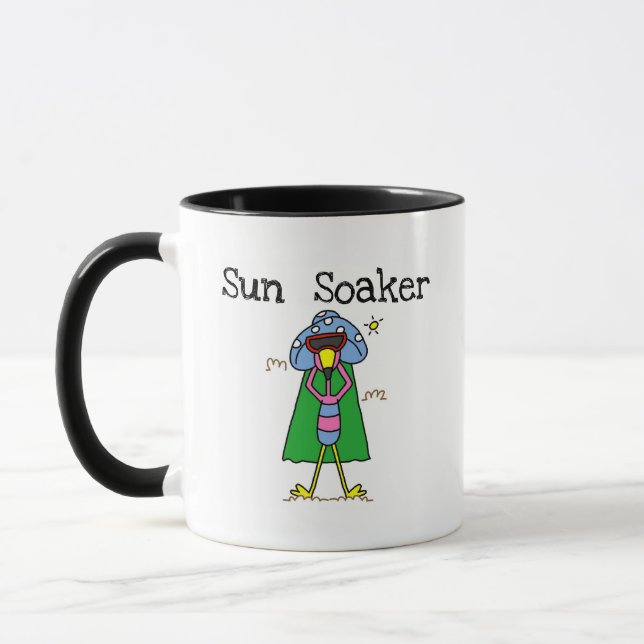 Taza Camisetas y regalos de Sun Soaker Flamingo (Izquierda)