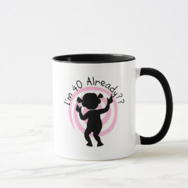 Taza Camisetas y regalos del bucle temporal 40 ya