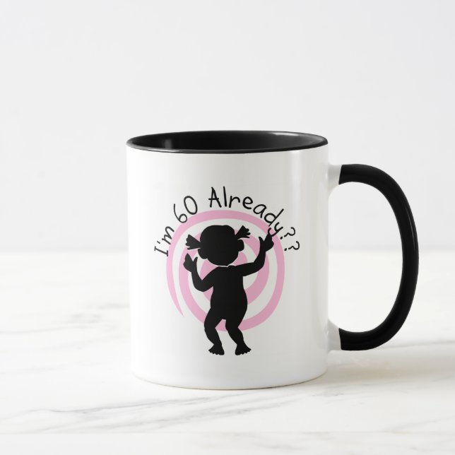 Taza Camisetas y regalos del bucle temporal 60 ya (Derecha)