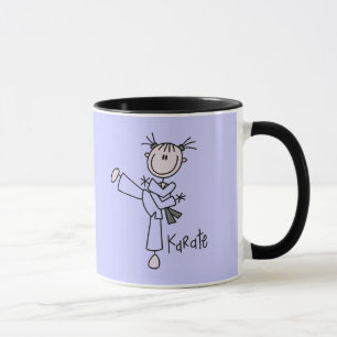Taza Camisetas y regalos del chica del karate