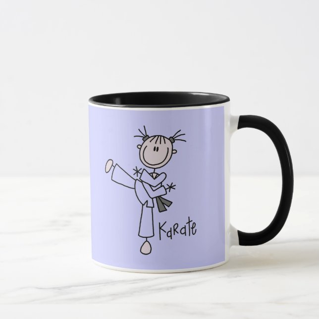 Taza Camisetas y regalos del chica del karate (Derecha)